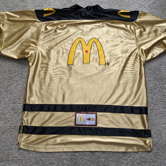 McDONALDS ATOMIC GOLD ICE HOCKEY JERSEY SIZE YOUTH XL RMHC - Picture 2 of 7